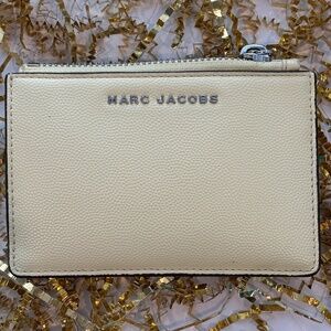 Marc Jacobs Wallet Cardholder in French Vanilla Leather